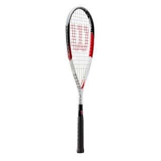Wilson Squashschläger Hammer 110 (110g/grifflastig) weiss - besaitet
